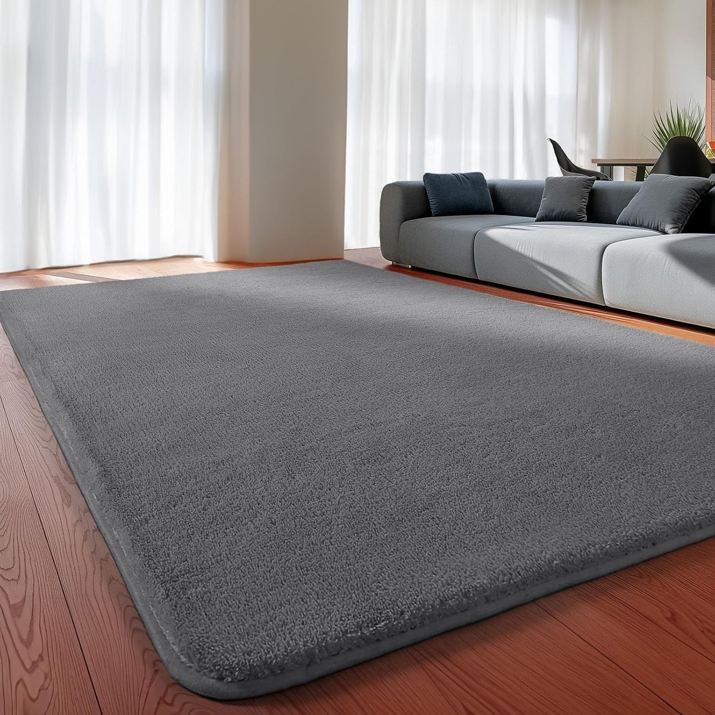 Sour Lemon 5x7 Area Rugs for Living Room, Soft Large Area Rug Fluffy Rugs for Bedroom,Machine