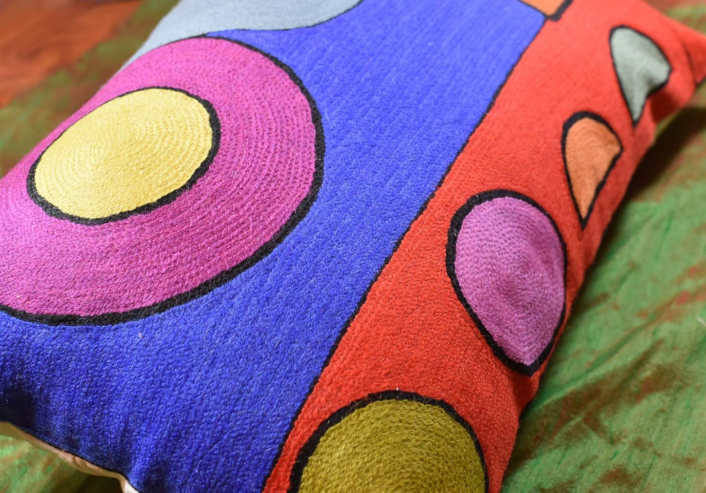 Lumbar Kandinsky Abstract Pillow Cover - Soul VI Modern Throw Pillowcase Modern Chair Cushion