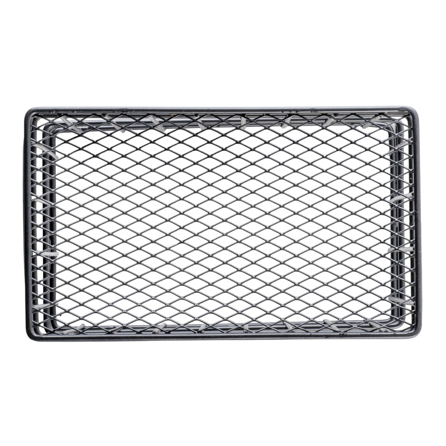 G.E.T. 7" x 4 1/4" Gray Rectangular Storage Metal Basket
