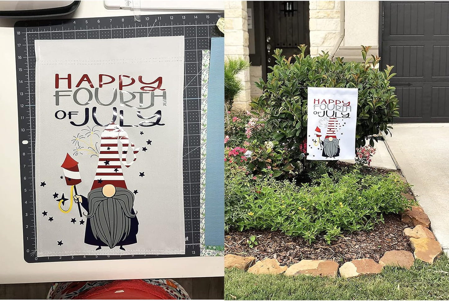 TOPFLAGS Sublimation Garden Flags Blank Garden Flag 12x18 Inch Double Side Custom Create Your Own