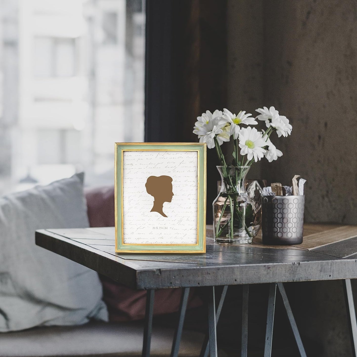 AELS 8x10 Inch Vintage Picture Frame, Elegant Antique Photo Frames with Glass Front, Photo Display