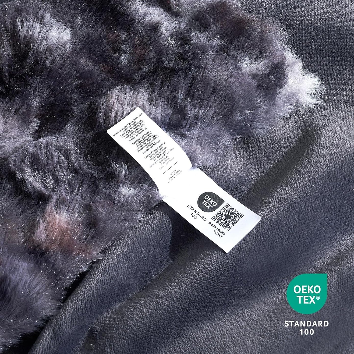 Cozy Bliss Faux Fur Throw Blanket for Couch, Fuzzy Soft Plush Thick Bubble Blanket for Sofa Bedroom