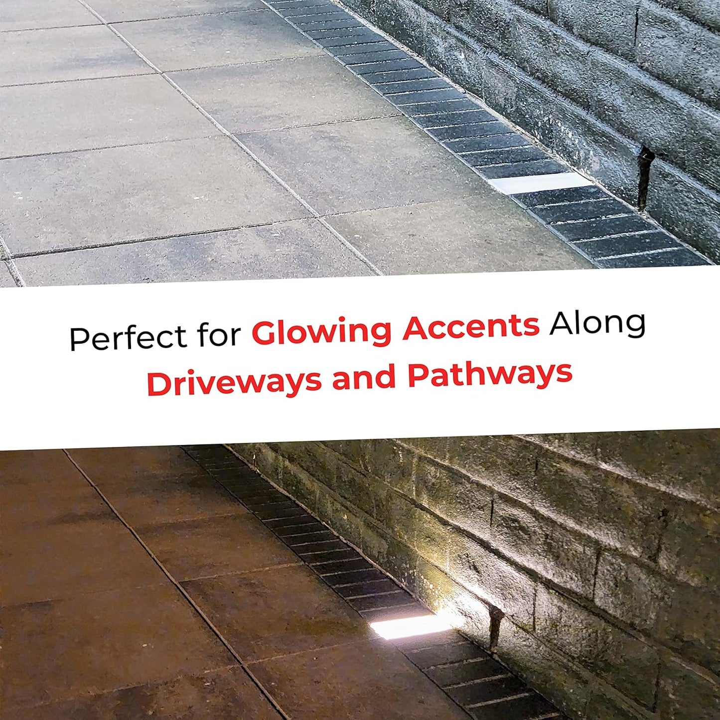 LUMENGY Paver Light 4×8 Inch (3.93 inch X 7.87 inch), 2700K Brick Lighting for Pavers, Driveway
