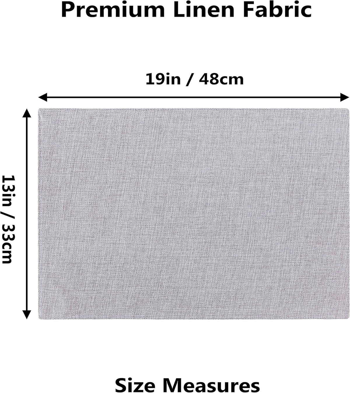 HOME BRILLIANT Cloth Placemats Set of 4 Heat Resistant Washable Plate Mats Placemats for Parties