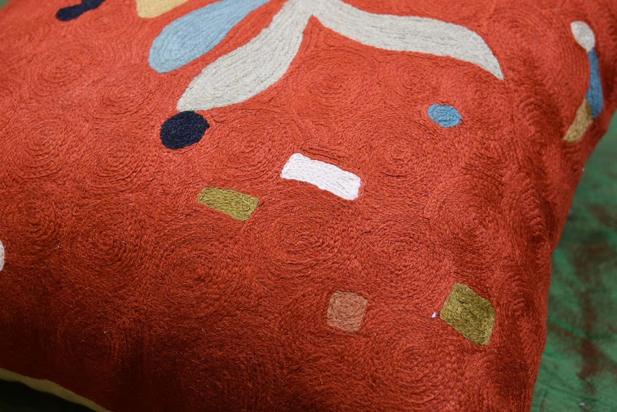 Kandinsky Modern Pillow Cover Orange Abstract Pillowcase Modern Chair Cushion Contemporary