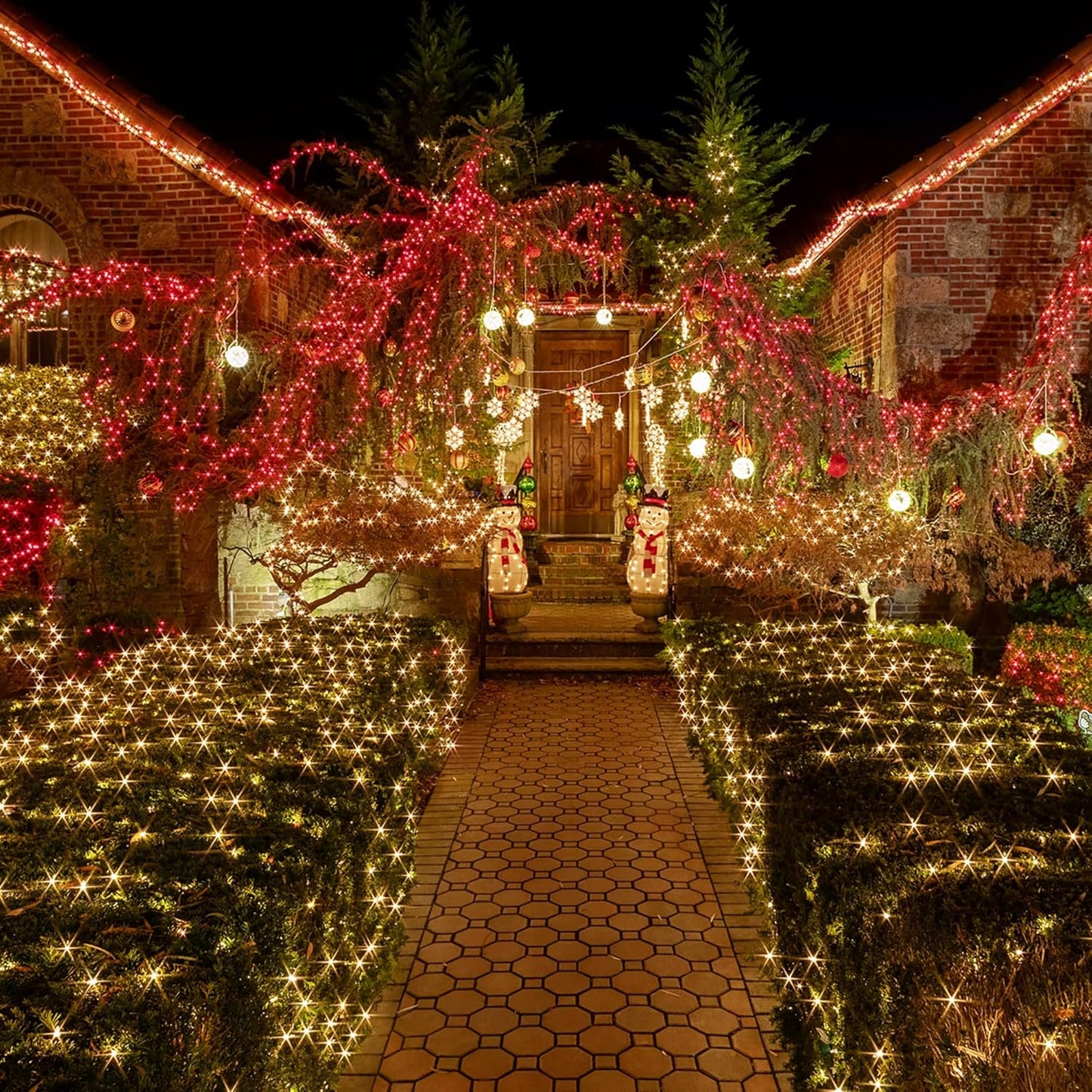 TW SHINE Warm White Solar String Lights Outdoor, Total 80 FT 240 LED Solar Powered Waterproof Fairy