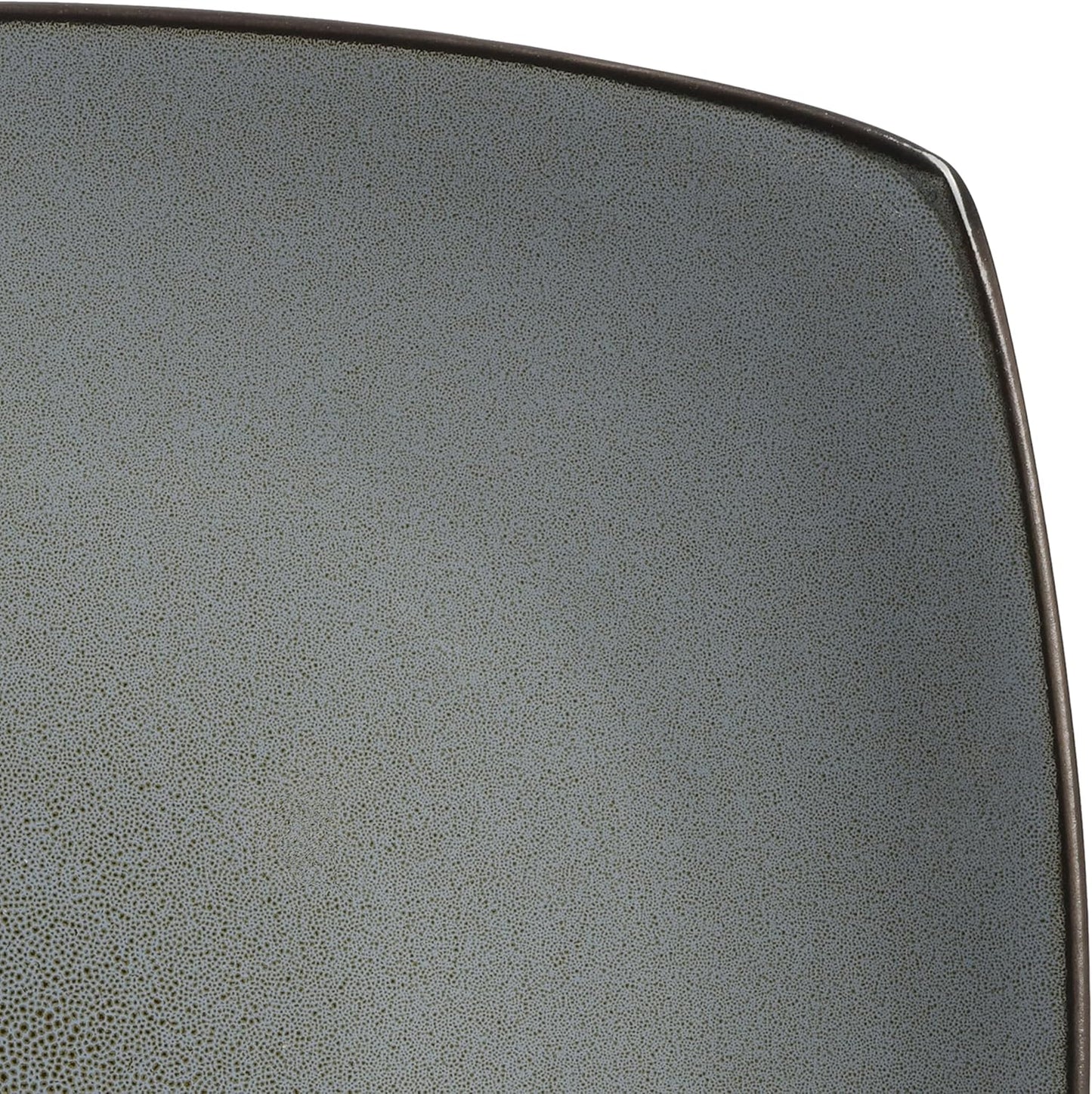 Gibson Elite Soho Lounge Square Reactive Glaze Stoneware Dinnerware Set, Service for 4 (16pc)