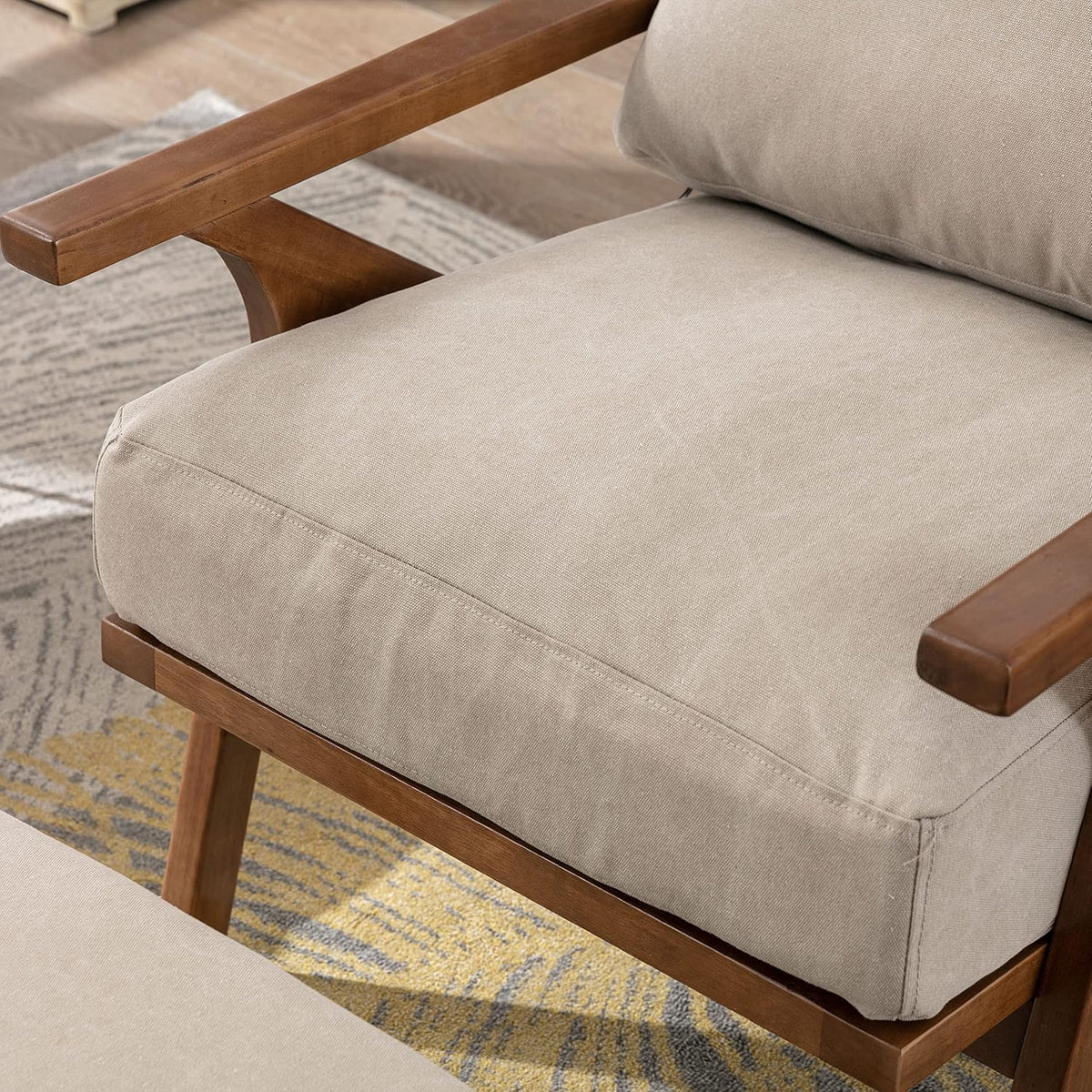 chairus Mid Century Accent Armchair Modern Upholstered Lounge Chair Compfy Leisure Arm Chair for