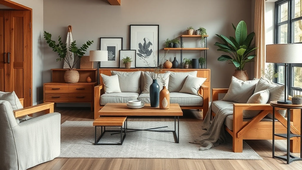Modern Rustic Living: Blending Organic Warmth with Contemporary Design