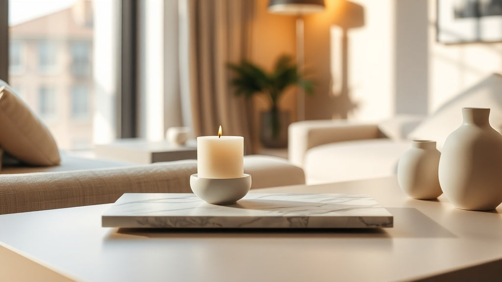 Minimalist Candle Styling for a Chic Urban Space
