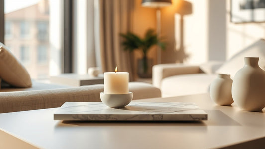 Minimalist Candle Styling for a Chic Urban Space