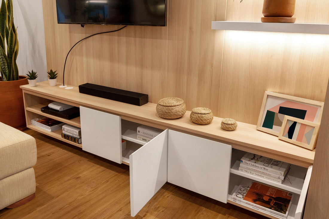 Mid-Century TV Stand Buying Guide: Storage Behind Doors vs. Open Shelving