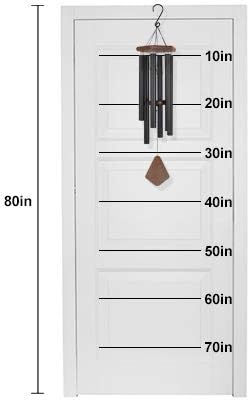 Wind Chimes Outdoor,36 Inch Memorial Wind Chimes Outdoor Large Deep Tone with 6 Heavy Metal Tubes