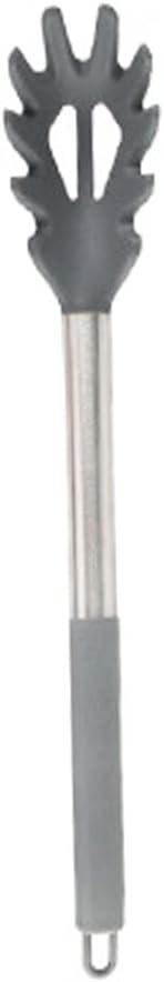Silicone Pasta Fork, Spaghetti Server, Professional Pasta Server Spoon Heat Resistant Noodle Spoon