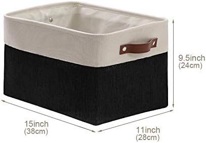 DECOMOMO Storage Bins Fabric Storage Baskets for Shelves, Linen Closet Organization Toys Nursery