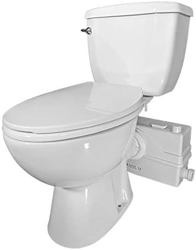 800W/1+HP American Elongated Macerating Toilet Kit with Macerator Pump for Basement Toilet System