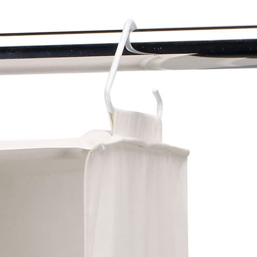 Household Essentials 311342 Hanging Closet Organizer | 3 Pocket Shelves | Natural Canvas