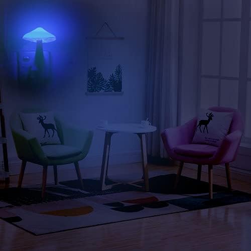 2Pack Sensor LED Night Light Plug in Lamp Mushroom Nightlight Cute Night Lights for Adults Kids