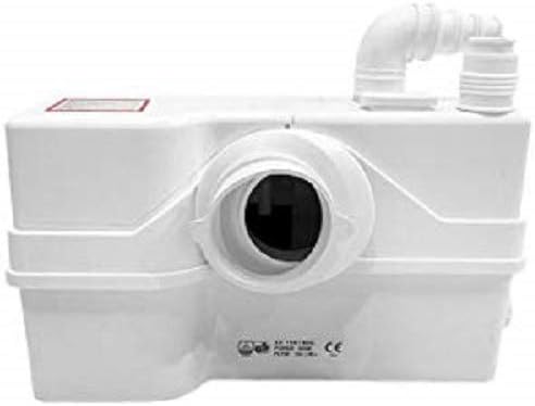 800W/1+HP American Round Macerating Toilet Kit with Macerator Pump for Basement Toilet System