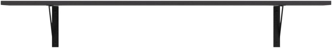DINZI LVJ Long Wall Shelves, 47.3Inch Wall Mounted Shelves Set of 2, Extra Large Wall Storage