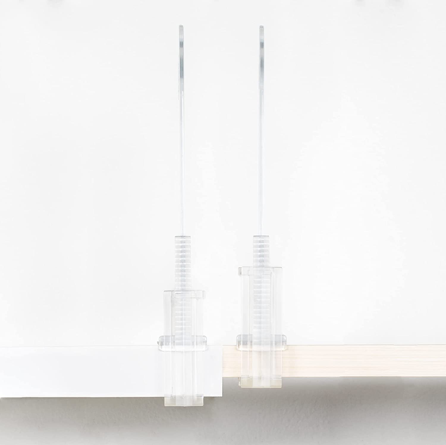 Richards Homewares Acrylic Shelf Dividers - Purse, Sweaters Organizer for Closet - Clear Separators