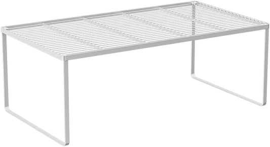 Kitchen Cabinet Storage Shelf Stackable Wire Spice Rack Organizer Heavy Duty Space Saver for