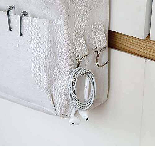 Bedside Caddy Organizer & Bedside Storage Basket Multi-Function Organizer for Bunk, Hospital Beds