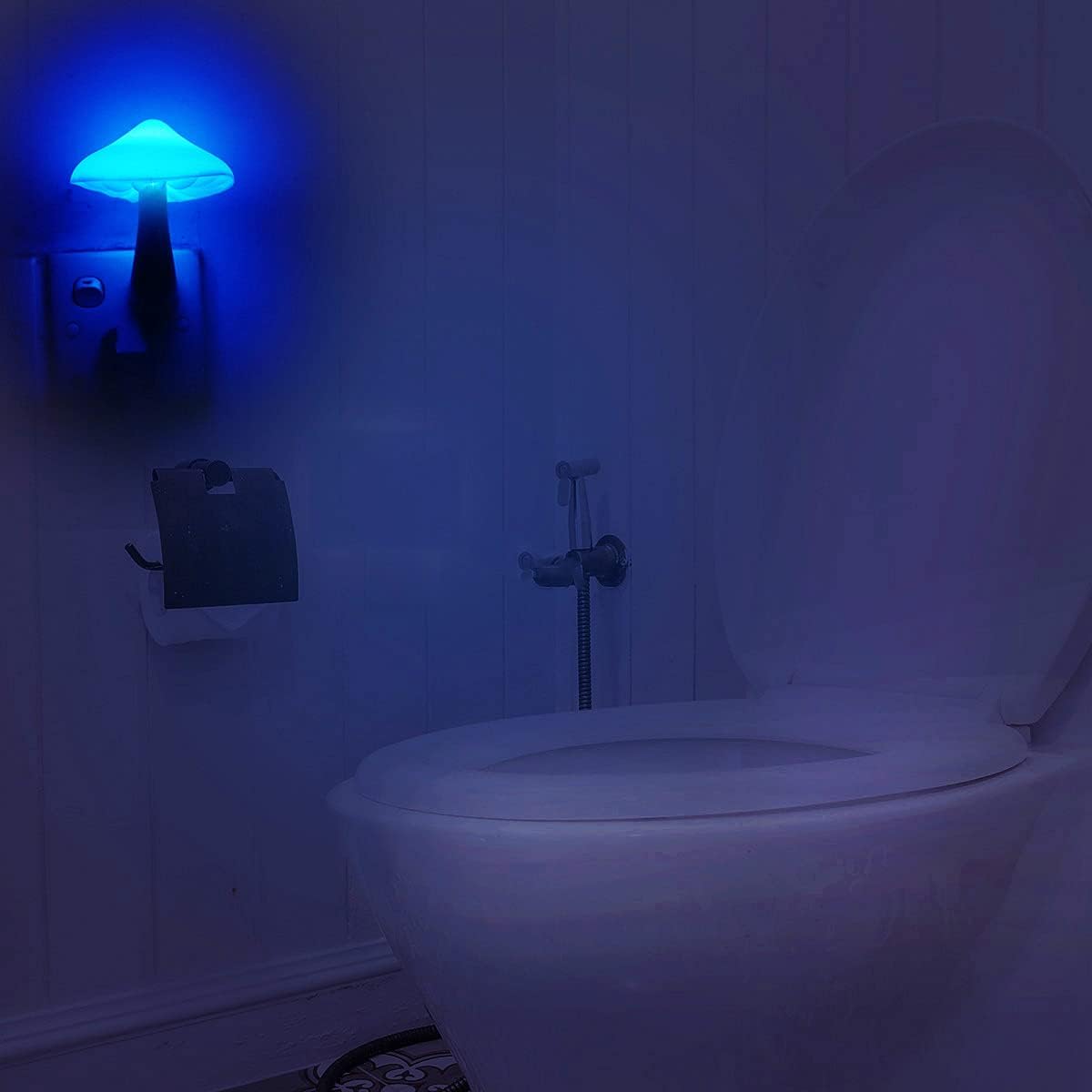AUSAYE 3Pack Sensor LED Night Light Plug in Lamp Magic Mushroom Nightlight Cute Night Lights for