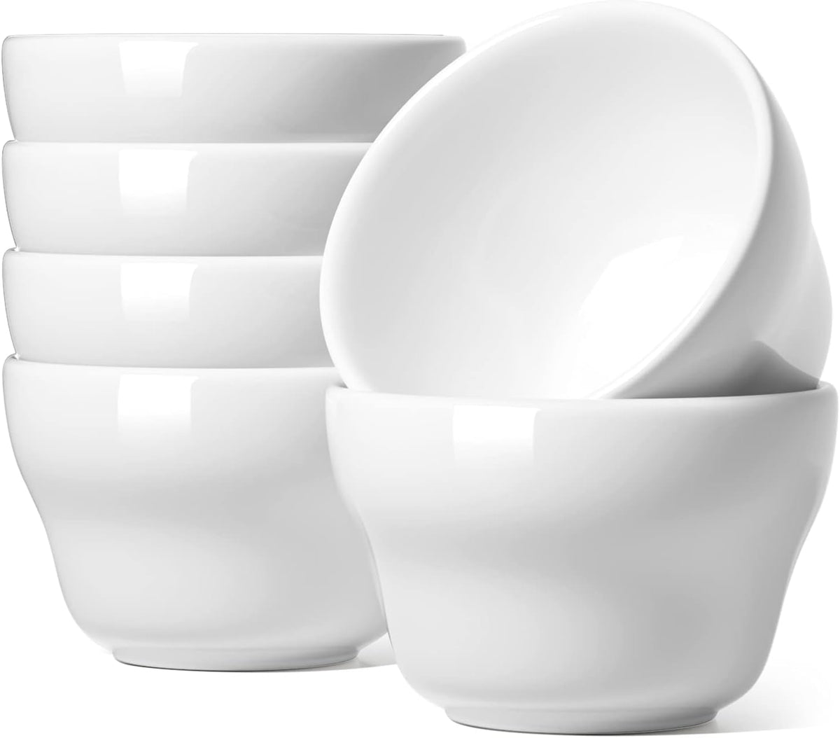 LE TAUCI Bouillon Cups 8 Ounce, Ice Cream Bowls, Small Bowls for Dessert Soup Chili Dipping Sauce