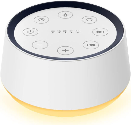 Brown Noise Sound Machine with 30 Soothing Sounds 12 Colors Night Light White Noise Machine for