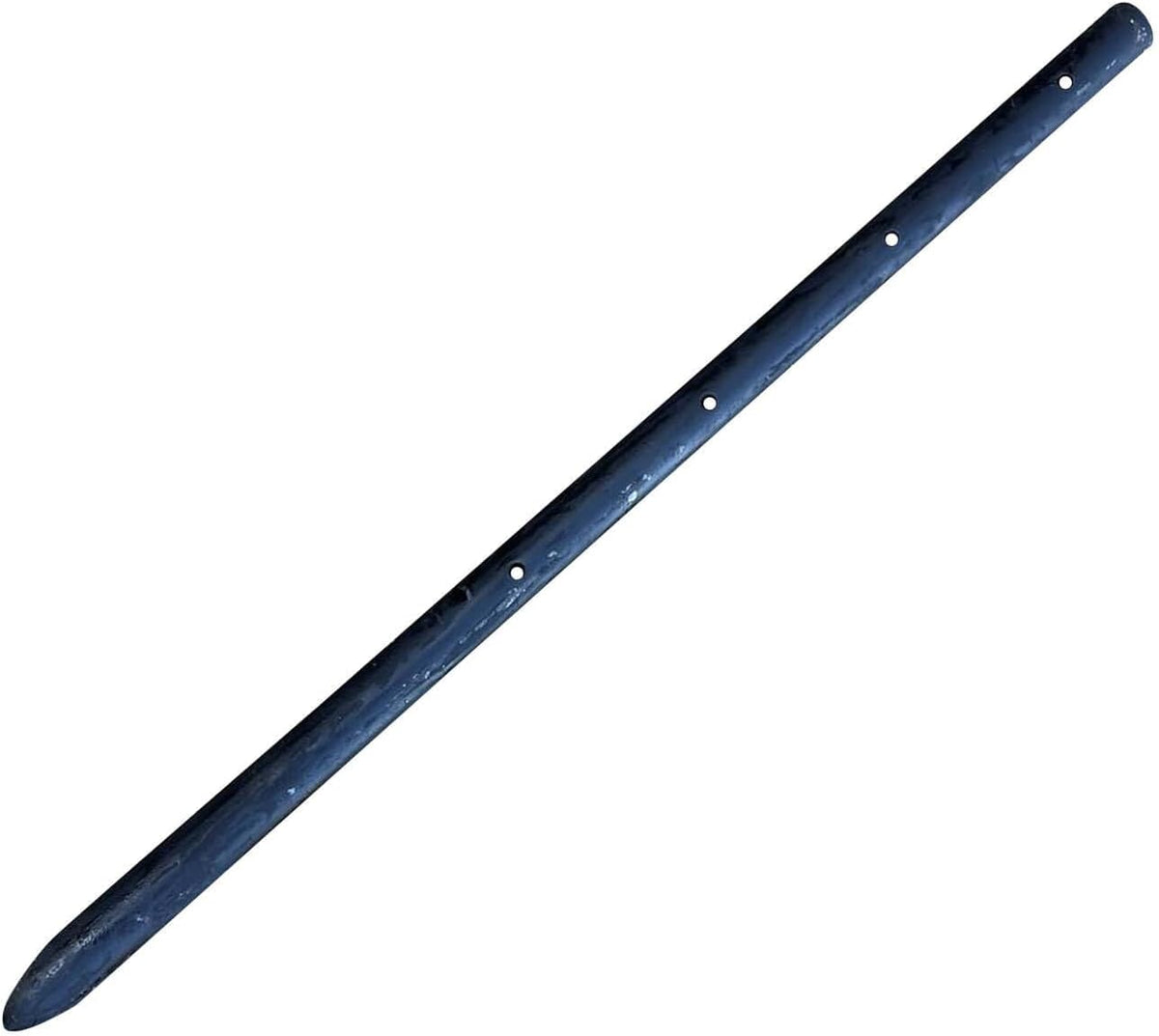 Sandbaggy Round Steel Concrete Form Stakes with Nail Holes - Rust Resistant Coating - Removable