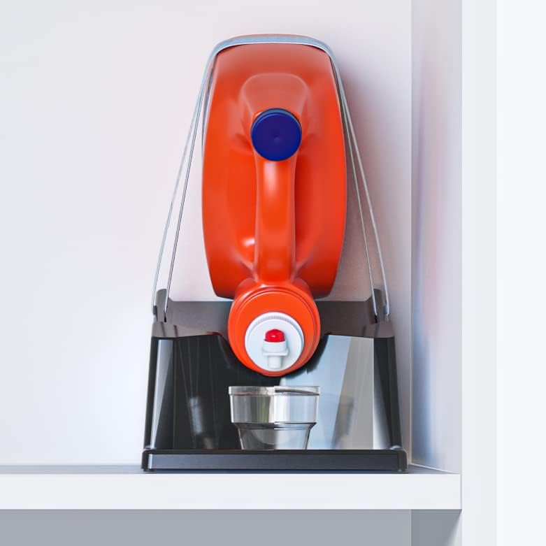 TidyFriend Liquid Laundry Detergent Holder Stand with Drip Tray & Rubber-Grip Feet, Stand for