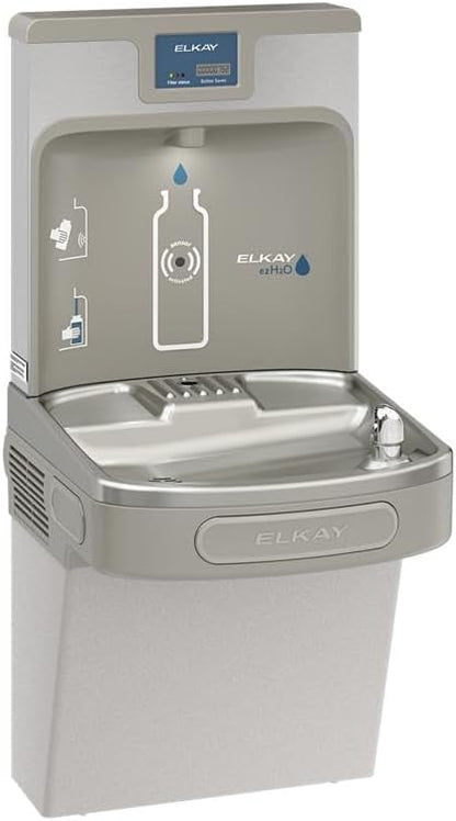 Elkay LZS8WSVRLK EZH2O Wall Mount Drinking Fountain and Bottle Filling Station with Vandal