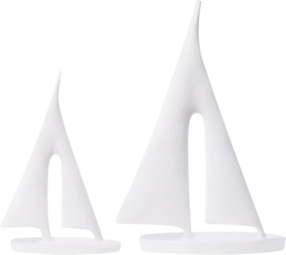 Modern Sculptures Home Decor, Sailboat Decor Ornament, Boat Decorations Statue Decor, Art