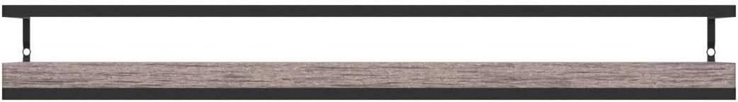 Meangood Floating Shelves Wall Mounted Set of 2, Rustic Wood Wall Storage Shelves for