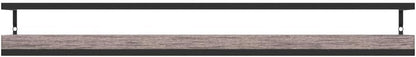 Meangood Floating Shelves Wall Mounted Set of 2, Rustic Wood Wall Storage Shelves for
