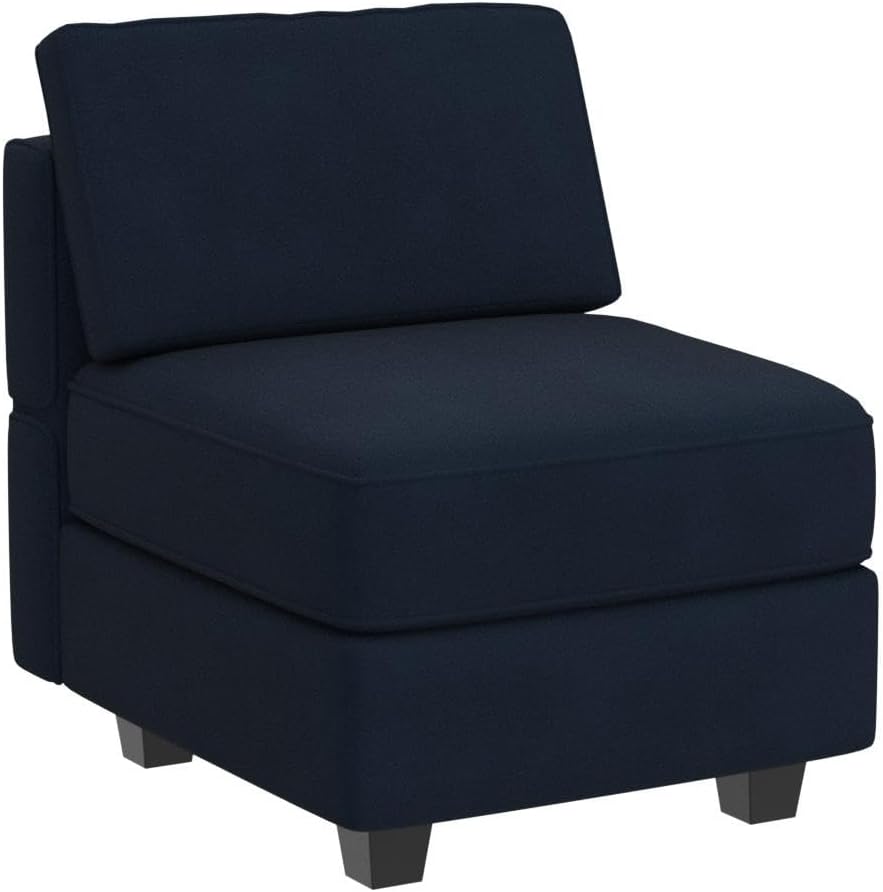 Belffin Modular Sofa Middle Module with Storage Accent Armless Chair for Modular Sectional Sofa