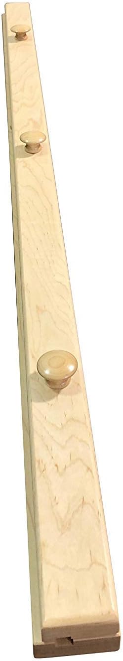 RRD Quilt Hanger for Wall for Display (72") Amish Made Wooden Quilt Rack Wall Mount - Rustic