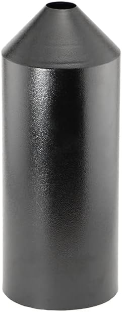 Set of 2 Audubon Torpedo Squirrel Baffles - Black Steel, 6" Diameter Each, Protect Bird Feeders on