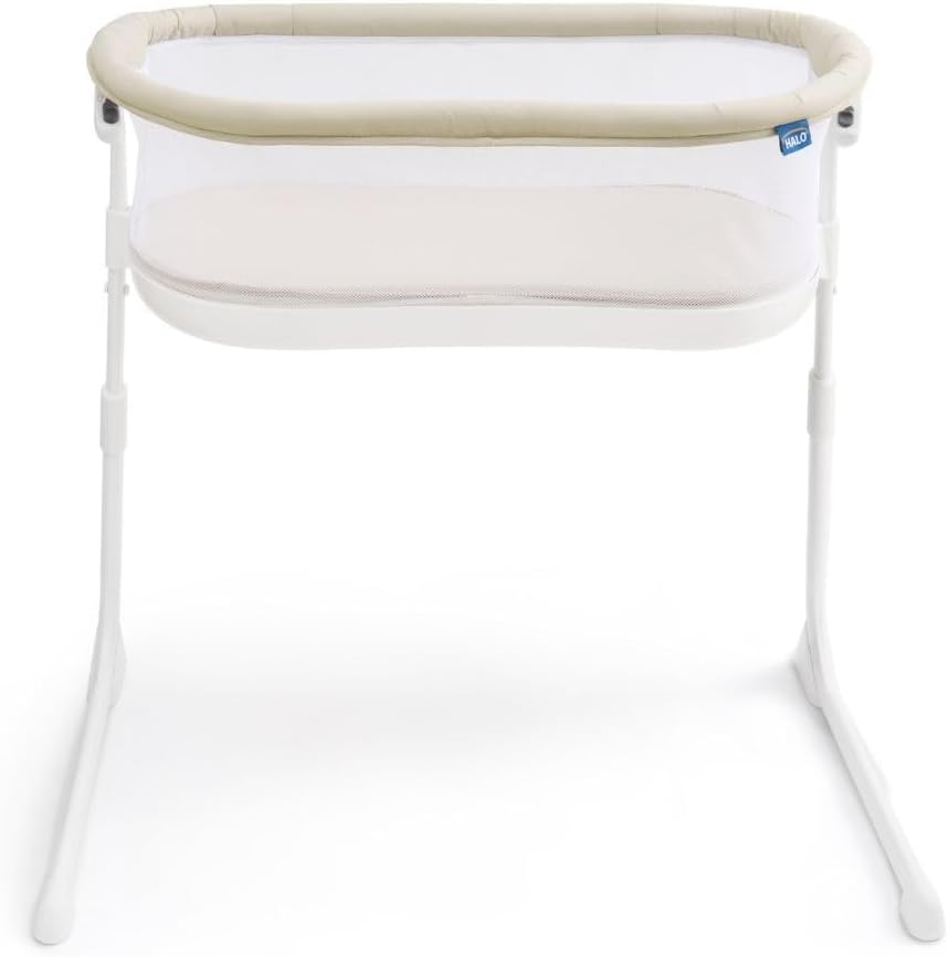HALO® BassiNest® Lite – Breathable Baby Bassinet Slides Over Bed with Mesh Walls for Airflow &
