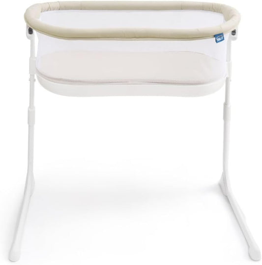 HALO® BassiNest® Lite – Breathable Baby Bassinet Slides Over Bed with Mesh Walls for Airflow &