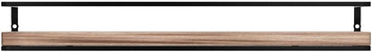 Meangood Floating Shelves Wall Mounted Set of 2, Rustic Wood Wall Storage Shelves for