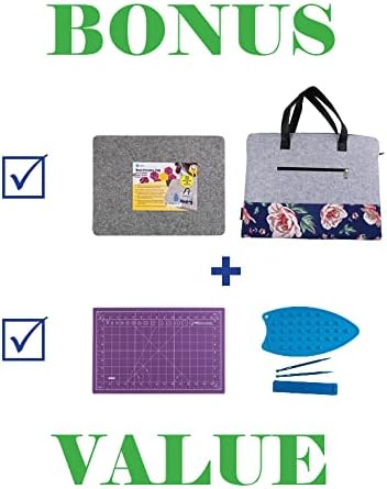 100% New Zealand Wool Pressing Mat for Quilting - Best Portable Wool Ironing Mat for Quilters