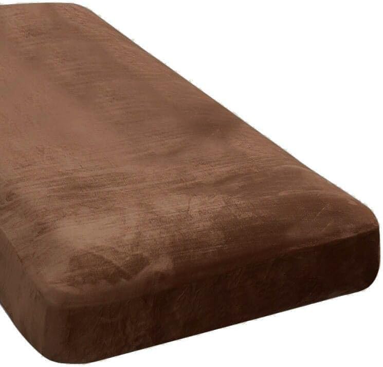H.VERSAILTEX Velvet Stretch Individual Chaise Cover Sectional Couch Covers for L Shaped Sofa Both