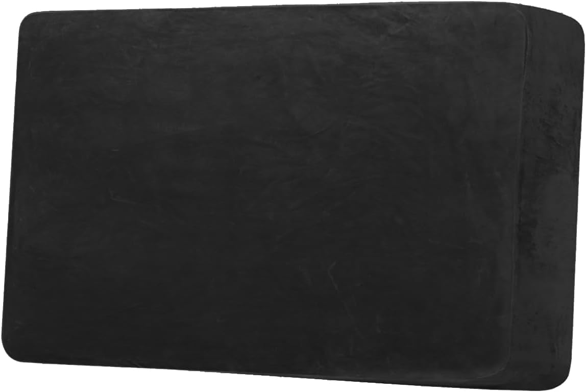 H.VERSAILTEX Velvet Stretch Individual Couch Cushion Cover Plush Slipcover for Loveseat Sofa