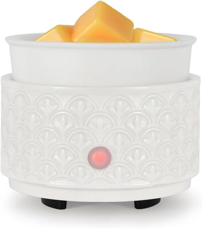 kobodon Ceramic Wax Melt Warmer - 3-in-1Electric Wax Warmer-Fragrance Candle Burner for Scented Wax