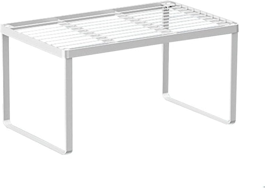 Kitchen Cabinet Storage Shelf Stackable Wire Spice Rack Organizer Heavy Duty Space Saver for