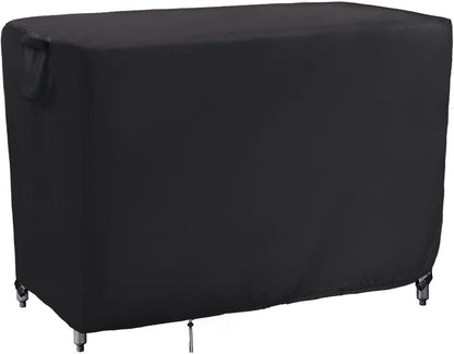 Kingling Outdoor Table Cover for Wicker Bar Cart, 48 Inch Waterproof Patio Bar Table Cover for