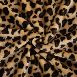 MERRYLIFE Leopard Throw Blanket Decorative Fleece Throw | Ultra-Plush Colorful Girls Boys | Couch