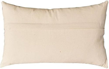 Lumbar Kandinsky Cushion Cover Farbstudie Quadrate Hand Embroidered Wool 13x21